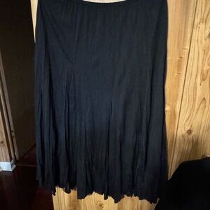 RAFAEL Black Maxi Skirt